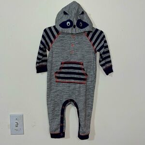 Cat and Jack Long Sleeve, Lightweight Jumper with Raccoon hood and Tail